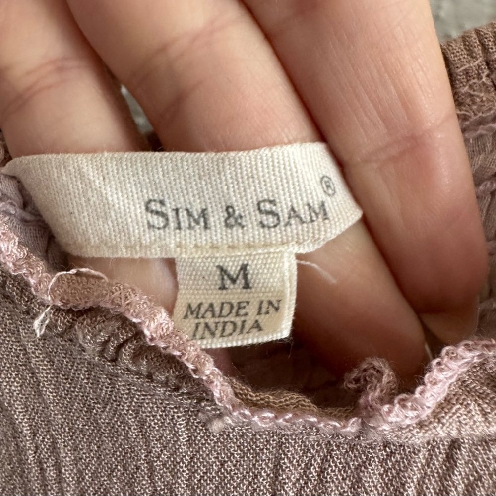 Sim & Sam Flowy Boho Tiered Midi Dress - M - Picture 5 of 6